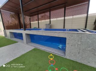 בריכת פיברגלס עילית